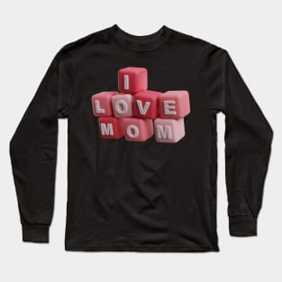 I love You Mom 3D Long Sleeve T-Shirt